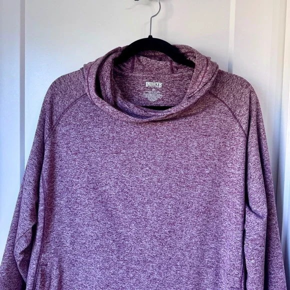 Duluth Trading Co Women's Plus Plushcious Hoodie Size 2XL Burgundy - Picture 7 of 12